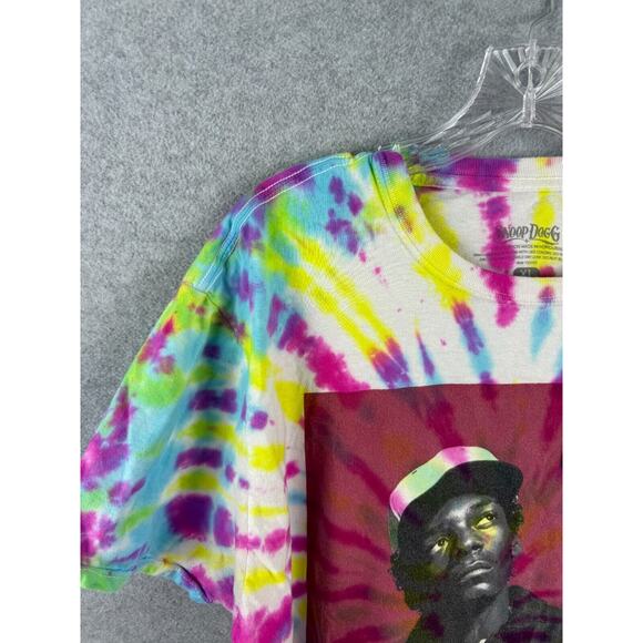 Snoop Doggy Dogg Shirt Size XL Tie Dye Short Sleeve Tee‎ Rap Hip Hop 90s Retro - Picture 2 of 8